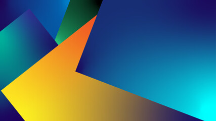 Blue and Yellow Abstract Background with hint of Green