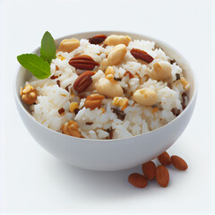 rice basmati with nuts