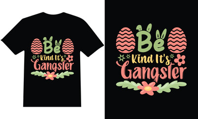 my new "Easter day" T-shirt design Vector.