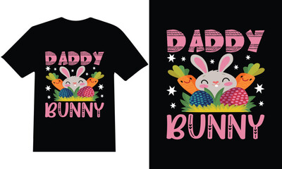 my new "Easter day" T-shirt design Vector.