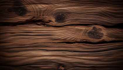 Old cracked wood texture background. Generative AI