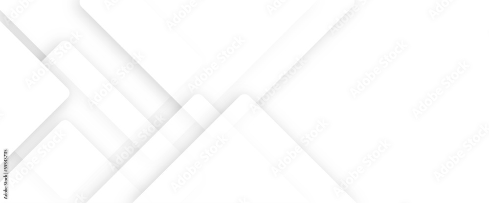 Poster abstract white background with diamond and triangle shapes layered in modern abstract pattern design