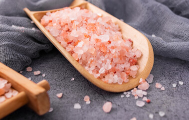 Pink edible Rose salt seasoning