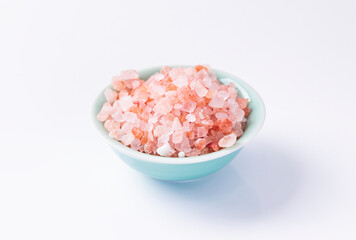 Fototapeta na wymiar Pink edible Rose salt seasoning