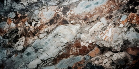 rough-hewn marble background with visible natural imperfections, conveying a sense of organic beauty.Generative AI