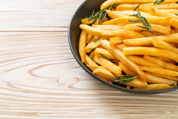 French fries with sour cream and ketchup