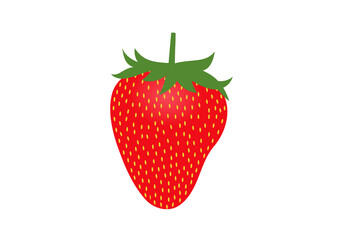 strawberry isolated on white background