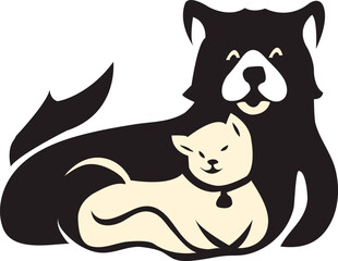 Cat and Dog Logo Vectors