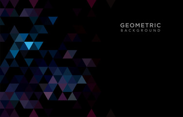 Abstract geometric background with triangle shapes