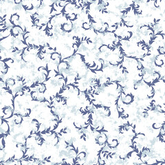 Seamlessly continuous chintz background pattern,