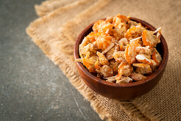 dried shrimps or dried salted prawn