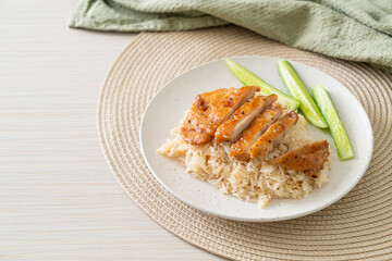 Grilled Chicken with Steamed Rice