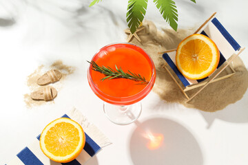 Drinks, fresh summer drink for refreshing, summer vibes concept