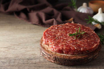 Ingredient for cooking grilled meat - ground meat
