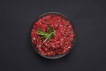 Ingredient for cooking grilled meat - ground meat