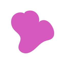 Pink Blob Abstract Shapes Vector