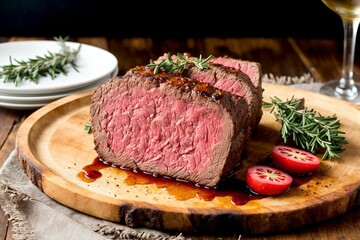 beef steak with vegetables