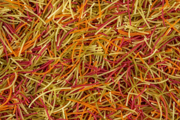 Uncooked vermicelli pasta