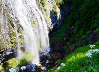 Waterfall in Mount Rainier National Park, Washington