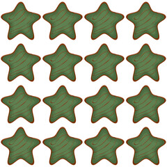 Pattern homemade cookie different taste in pastry biscuit