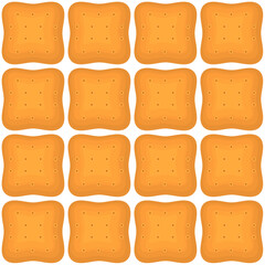 Pattern homemade cookie different taste in pastry biscuit