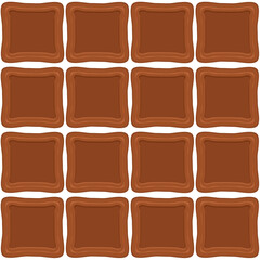 Pattern homemade cookie different taste in pastry biscuit