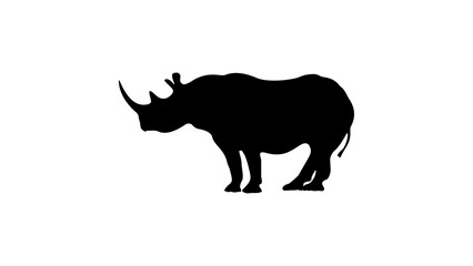 Rhinoceros silhouette