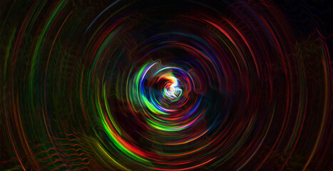 multiverse portal, rainbow lens, 