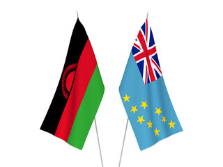Tuvalu and Malawi flags