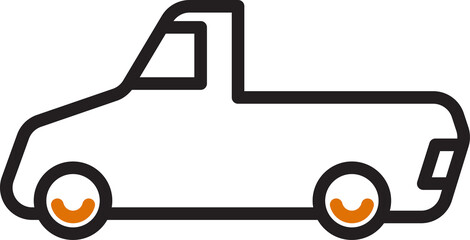 pickup truck icon