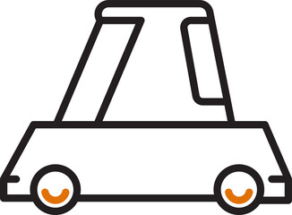 car line icon illustration