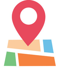Location icon. Map, home, office location icon. Travel tracking, road map, shop location icon in vector illustration.