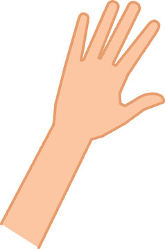 Gesturing hand - Five Fingers