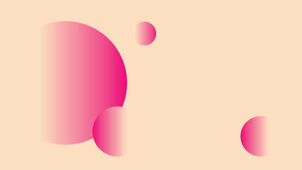 Abstract Gradient Ball Vector Background
