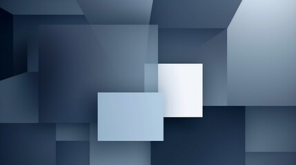 gray and dark blue two tone gradient abstract square with a white hue background, vector illustration. generative AI