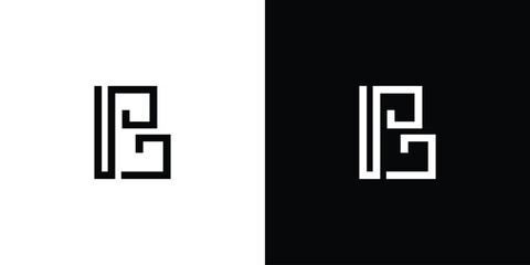 Modern and unique  letter B initials logo design