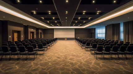 Business event in conference hall
