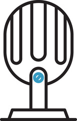microphone line icon