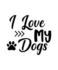 Fototapeta premium Dog SVG bundle, dog mom svg, paw svg, dog lover svg, fur mom svg, retro dog mom svg, puppy svg, dog sayings svg, fur mama svg