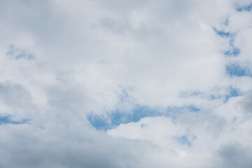 Beauty white cloud and clear blue sky