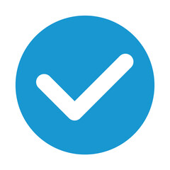 check mark button verified template design