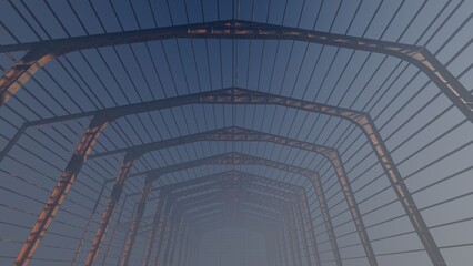 structure in the night