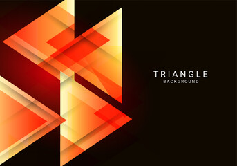 Abstract color triangular pattern elegant design background