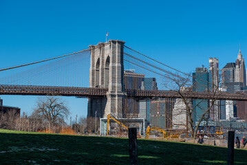 Obraz premium Crossing the Hudson River in NYC