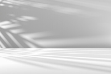 Abstract minimal white color background mockup for product presentation.