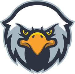 Eagle head logo vector owl