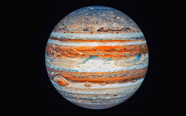 Artist's view of the Jupiter planet © Stockbym