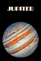 Artist's view of the Jupiter planet