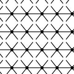 Fototapeta premium Seamless Geometric Rhombus Texture Pattern. Illustration about Seamless diamond shape geometric patterns set in black.