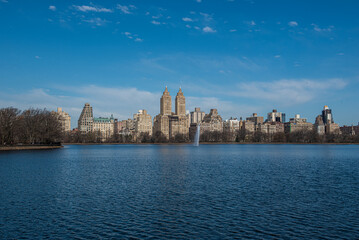 Fototapeta na wymiar Spring in the Manhattan Central Park